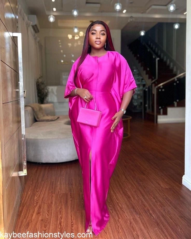 Material Gown Styles for Wedding Guests