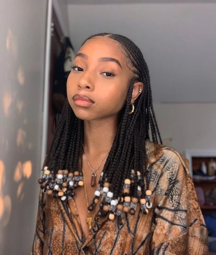 Fulani Braids Hairstyles for Ladies