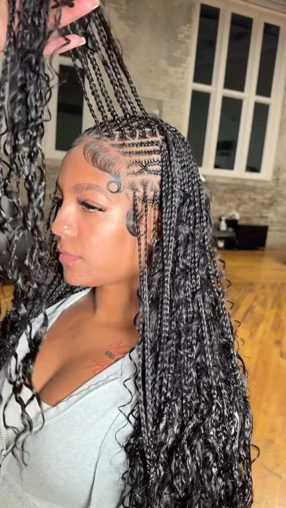 Fulani Braids Hairstyles for Ladies