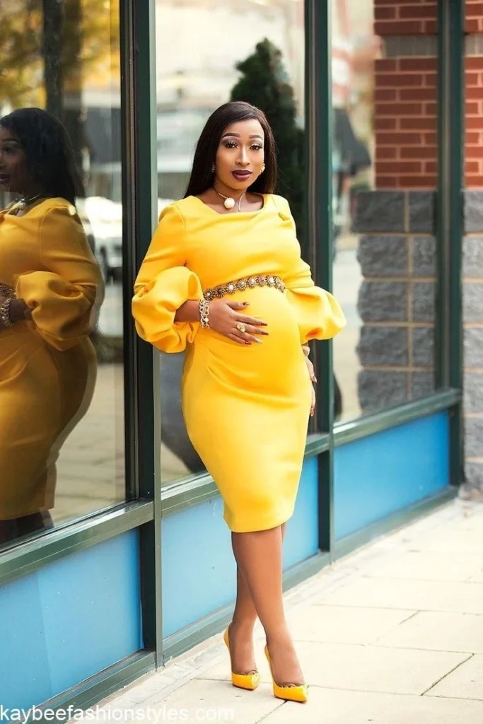 Maternity Gown Styles in Nigeria