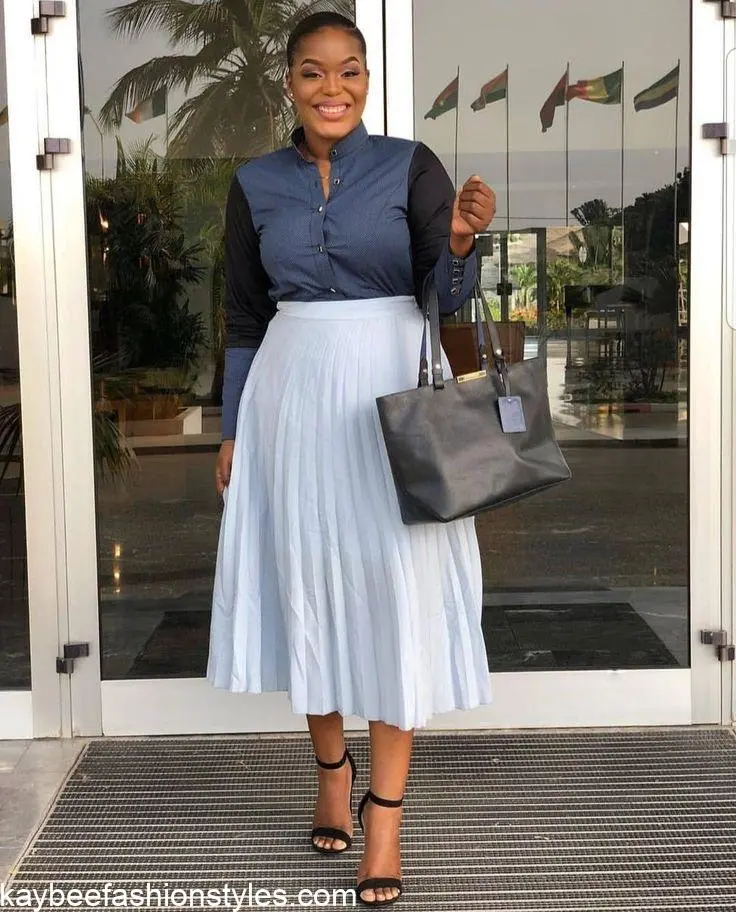 How To Style A Pleated Skirt