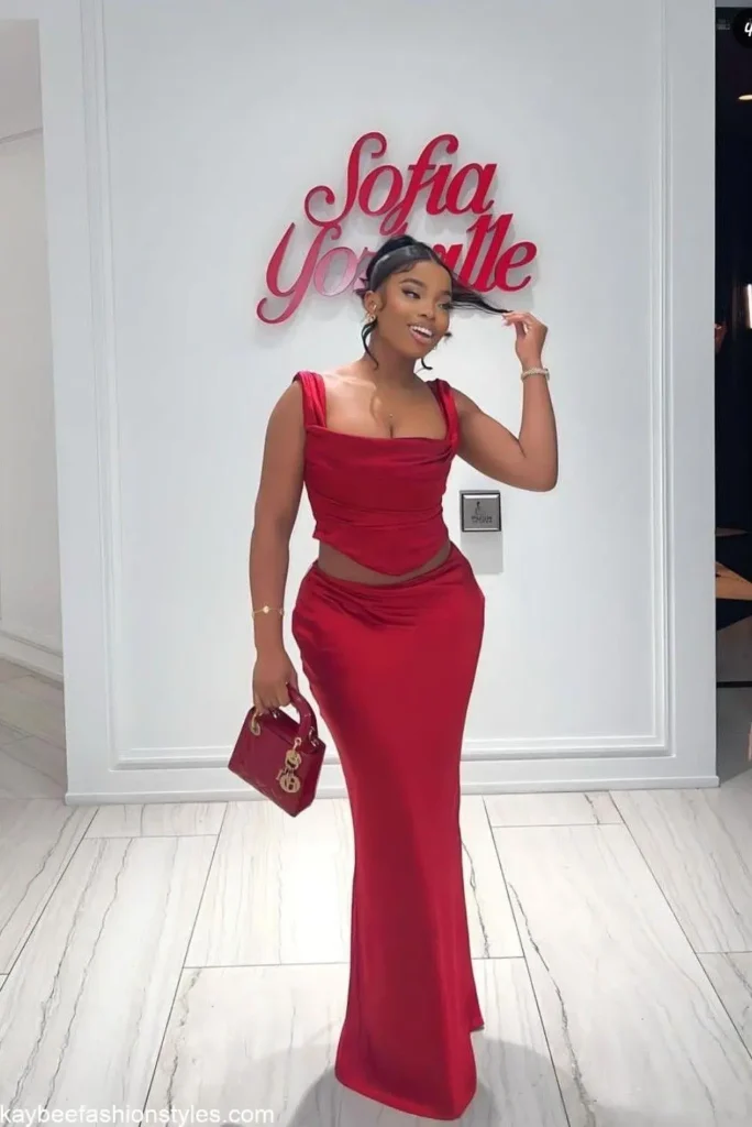 Two Piece Material Styles for Ladies