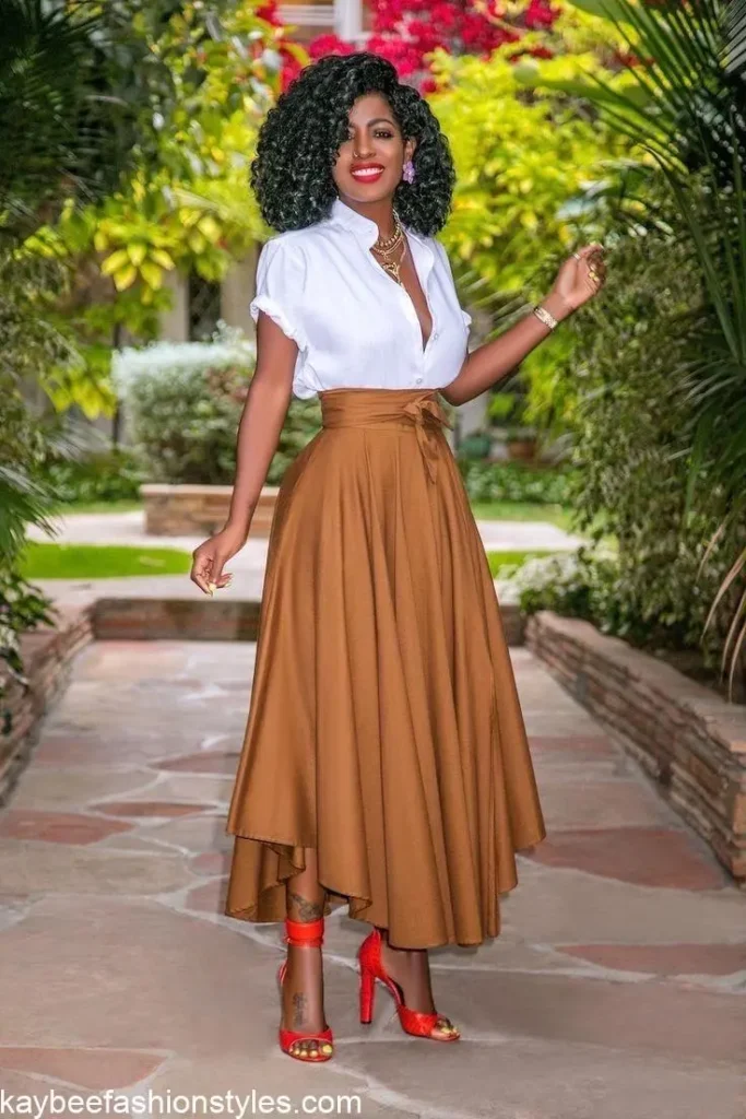 How To Wear a Maxi Skirt