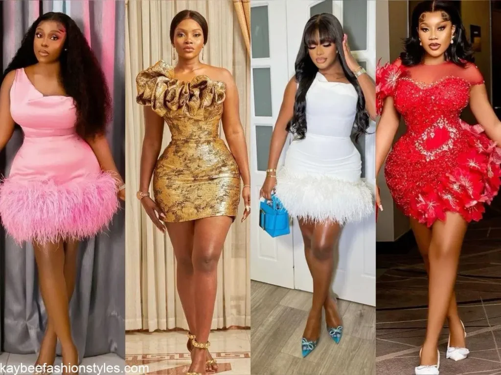 Short Gown Styles for Birthday Party