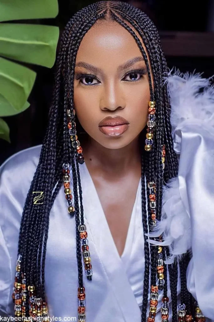 Braids with Beads Hairstyles for Ladies