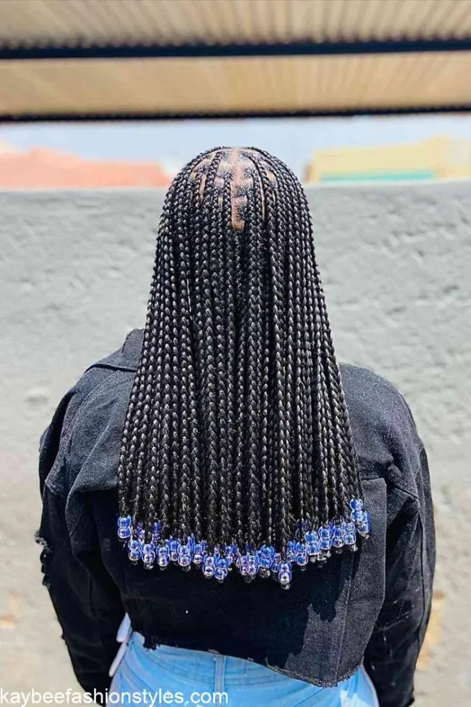 Braids with Beads Hairstyles for Ladies