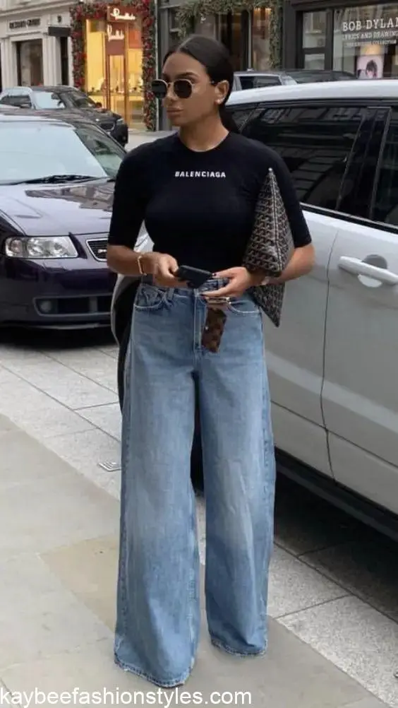 How To Style Wide Leg Jeans for Ladies