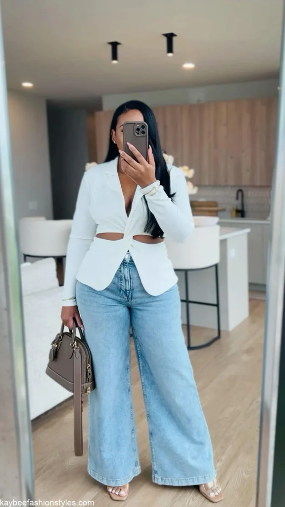 How To Style Wide Leg Jeans for Ladies