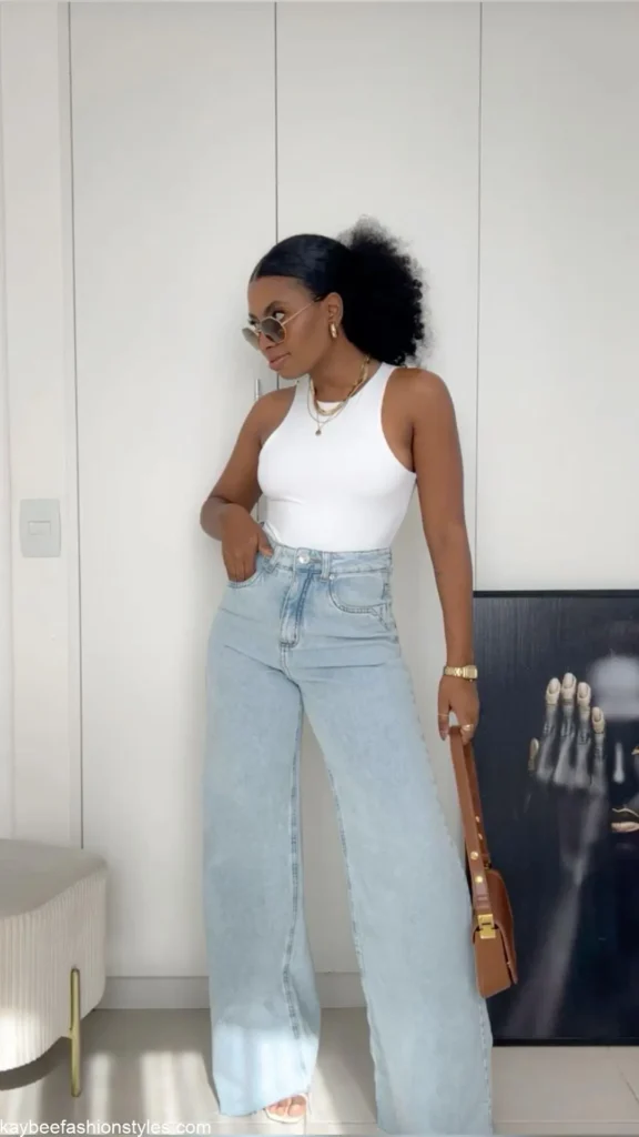 How To Style Wide Leg Jeans for Ladies