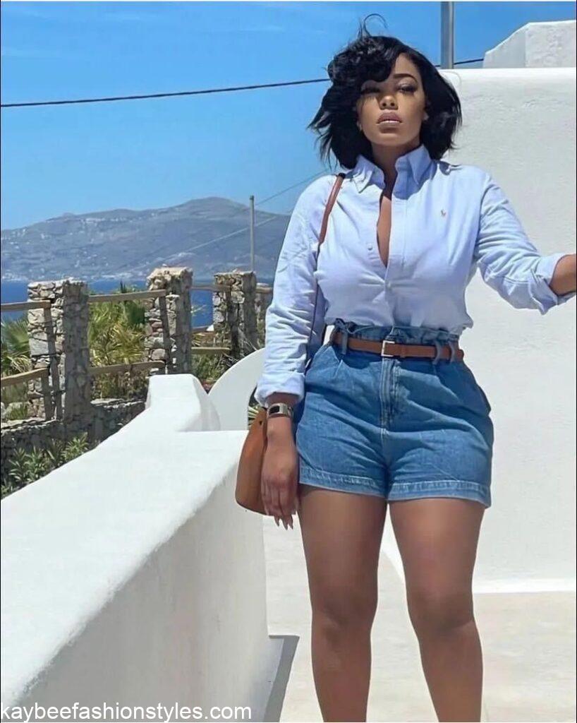 How To Style Denim Shorts