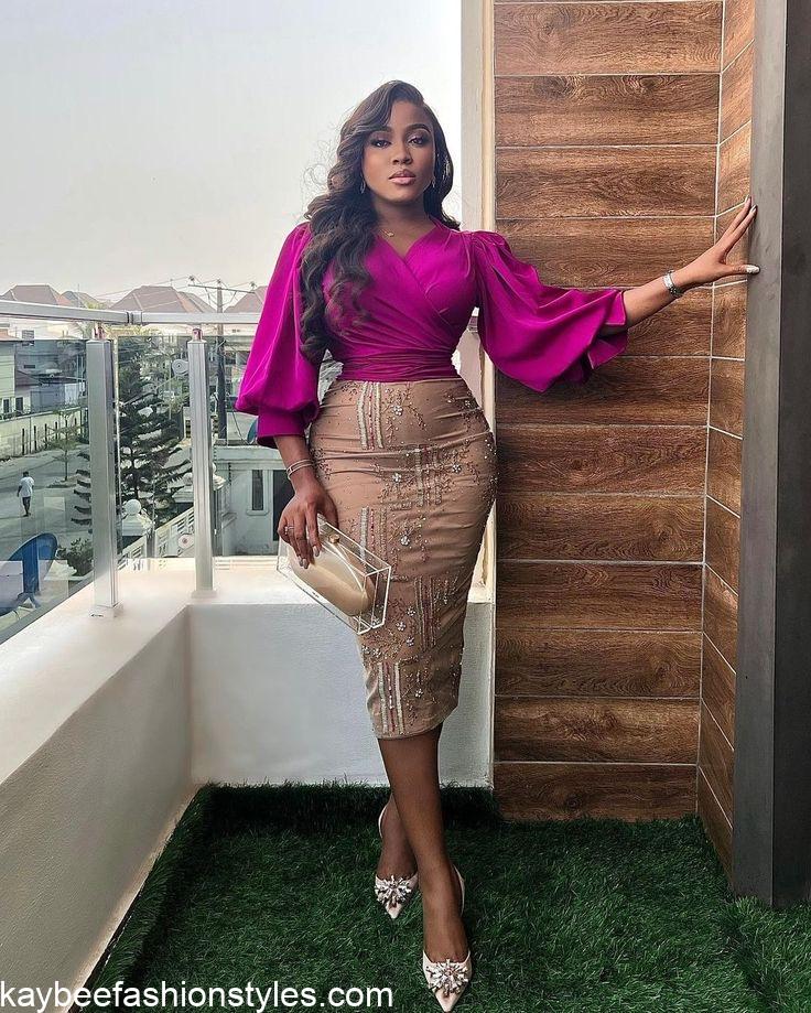 Material Styles for Nigerian Ladies this Christmas