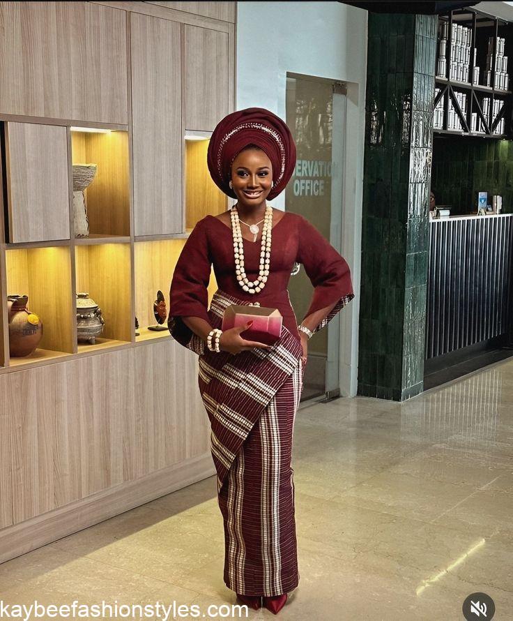 Trendy Aso Oke Styles for Ladies