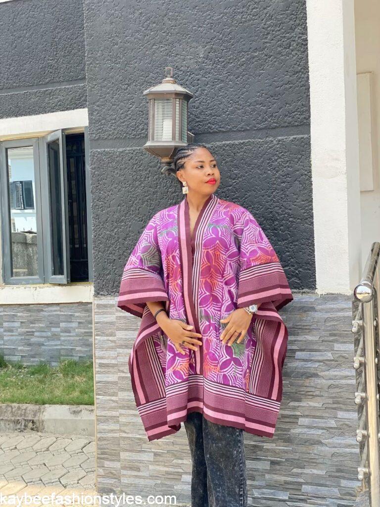 How to Style Aso Oke Kimono Styles for Ladie