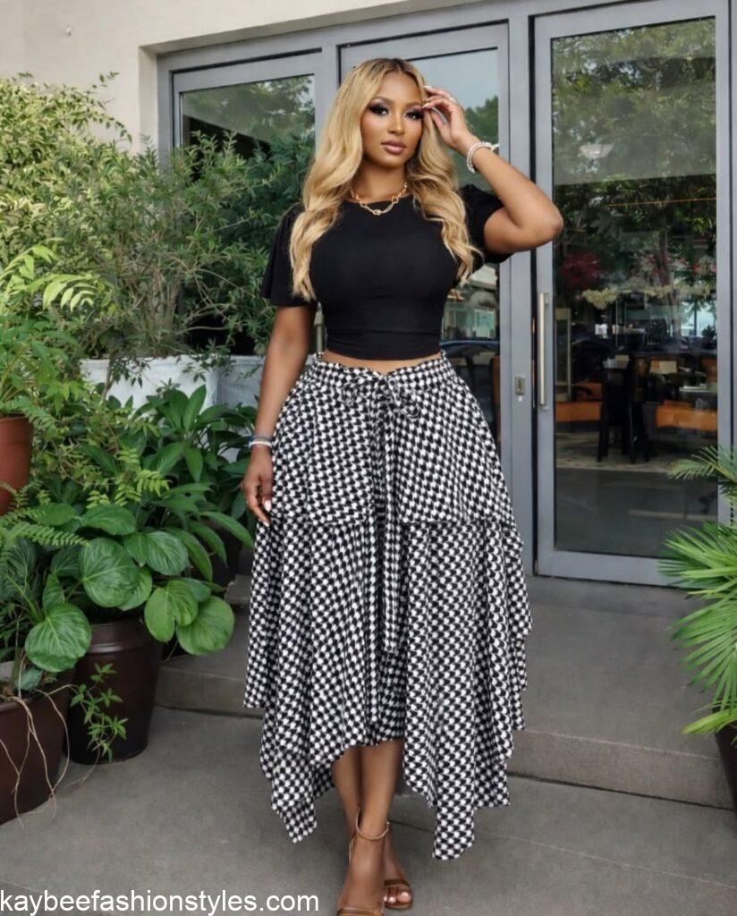 How to Style Your Handkerchief Skirt