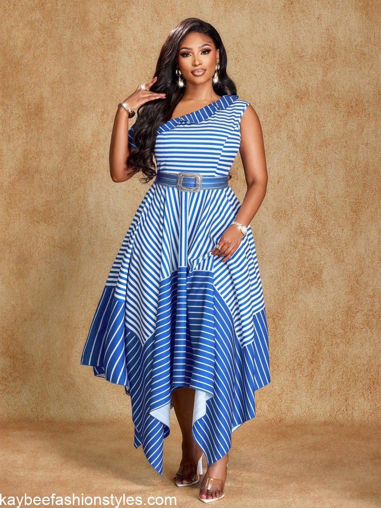 Latest Handkerchief Gown Styles for Ladies 